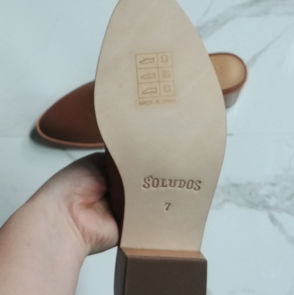 Soludos | Venetian Leather Mules | Size 7 - Picture 2 of 6